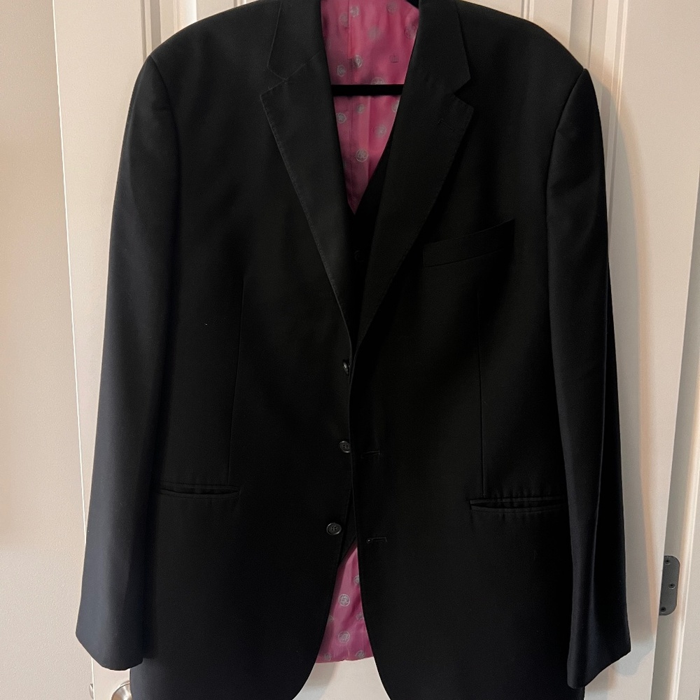 Men’s suit jacket and vest